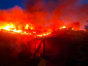 Ворог знову атакував Київщину ударними дронами