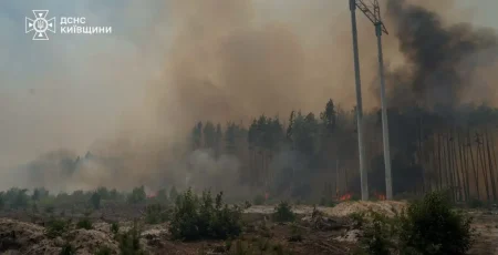 У Чорнобильській зоні ліквідували пожежу на 130 га, роботи тривають ще на трьох осередках
