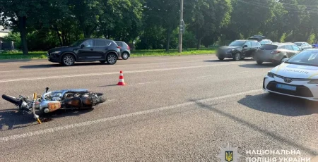 У Білій Церкві внаслідок ДТП загинув 62-річний мотоцикліст
