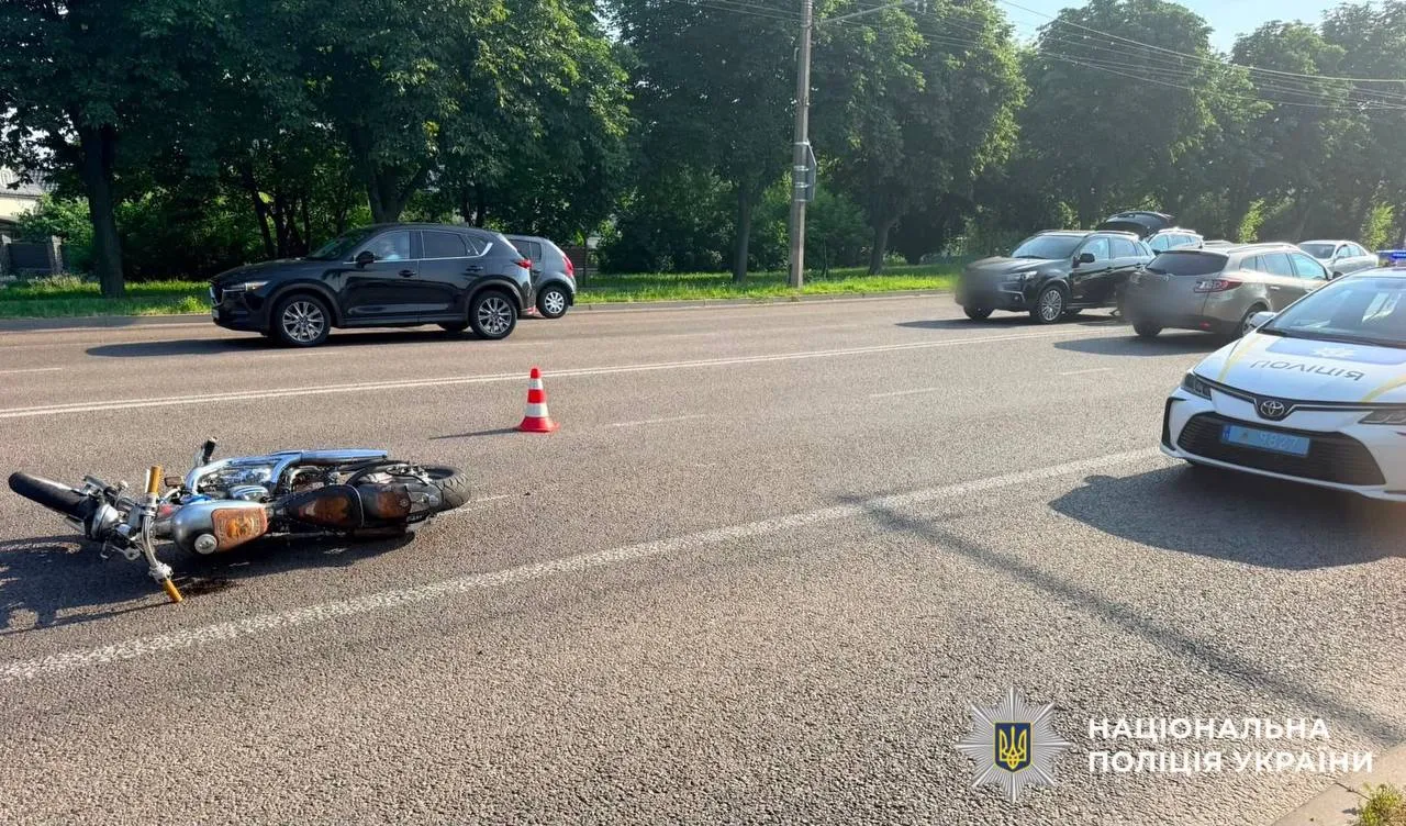 У Білій Церкві внаслідок ДТП загинув 62-річний мотоцикліст